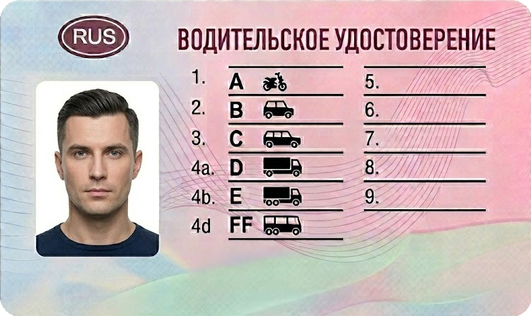 Оформление водительского удостоверения